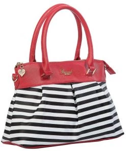 New In Banned Living Bay Nautical 60's Bag Red