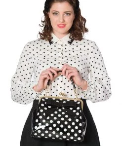 Banned American Polkadot 50's Bag Black