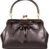 Banned Lockwood Bow 40's Bag Black New In