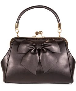 Banned Lockwood Bow 40's Bag Black New In