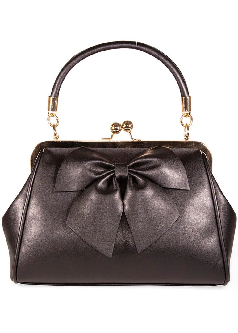 Banned Lockwood Bow 40's Bag Black New In