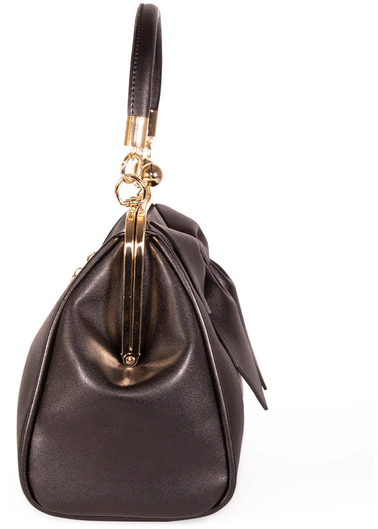 Banned Lockwood Bow 40's Bag Black New In