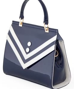 Banned Serene Waters Sailor 60's Handbag Navy New In