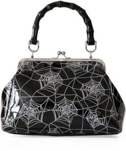 Banned Killian Spiderweb 50's Handbag Black New In
