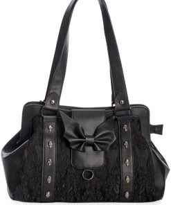 Banned Maplesage Damask Bag Black