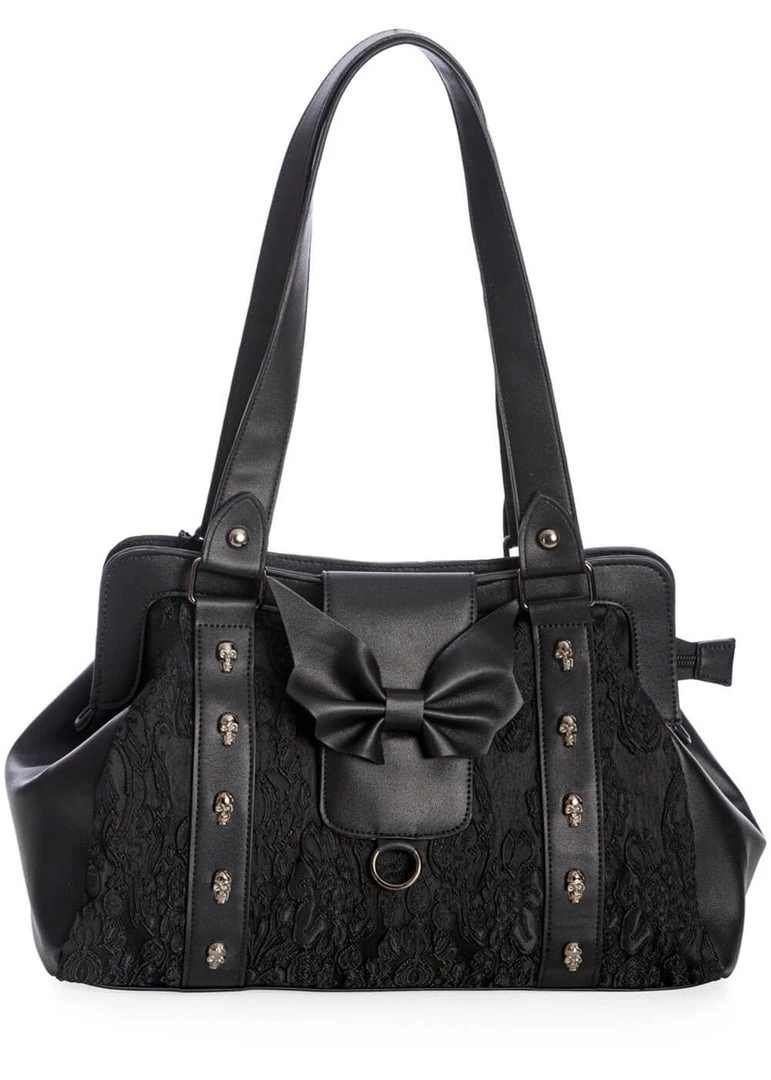 Banned Maplesage Damask Bag Black
