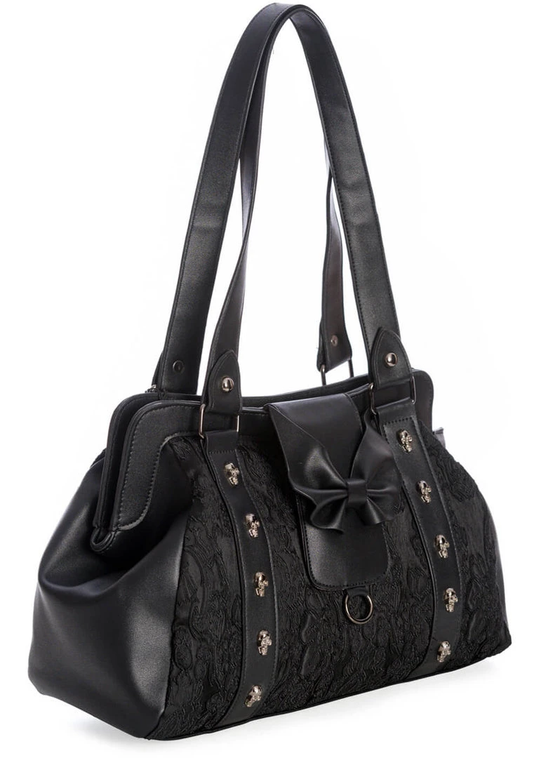 Banned Maplesage Damask Bag Black