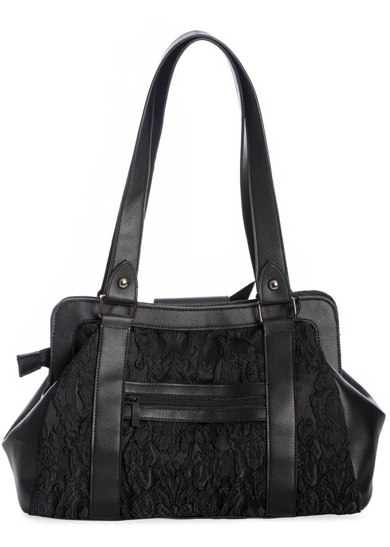 Banned Maplesage Damask Bag Black