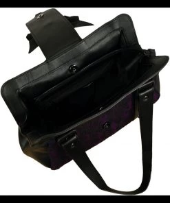 Banned Maplesage Damask Bag Purple New In