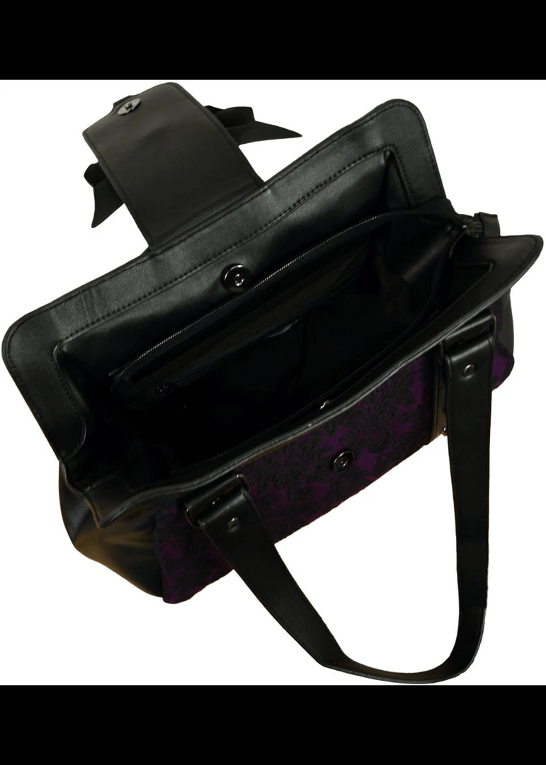 Banned Maplesage Damask Bag Purple New In