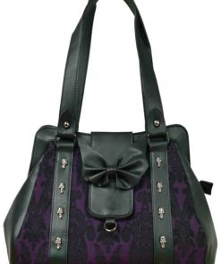 Banned Maplesage Damask Bag Purple New In