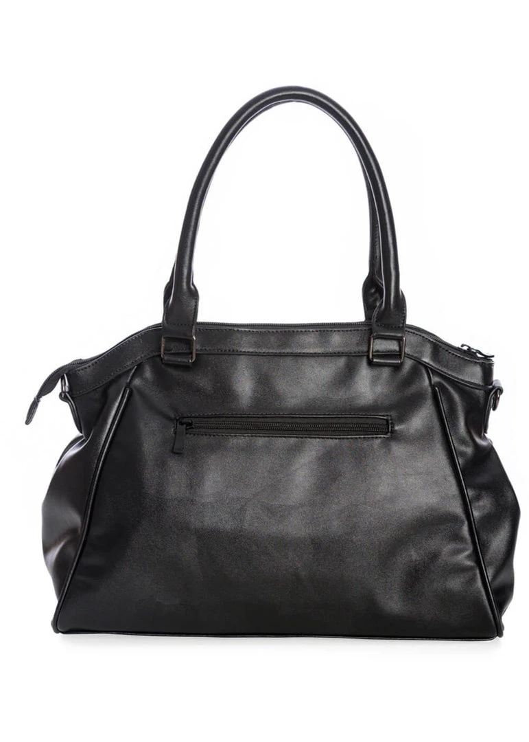 New In Banned Sabrina Cat Handbag Black
