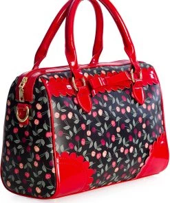 Banned Country Cherry 50's Handbag Black