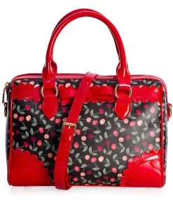 Banned Country Cherry 50's Handbag Black