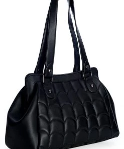 New In Banned Spider Bite Handbag Black