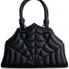 New In Banned Sirin Spiderweb Handbag Black