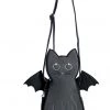 Banned Wendigo Cat Bat Backpack Black New In