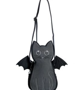Banned Wendigo Cat Bat Backpack Black New In