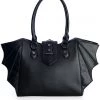 New In Banned Annabella Batwing Shoulderbag Black