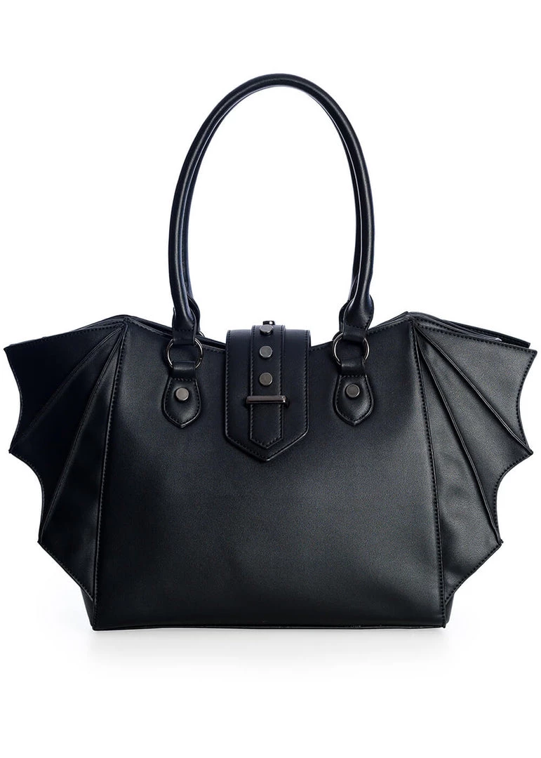New In Banned Annabella Batwing Shoulderbag Black