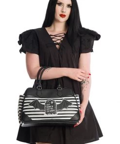 New In Banned I Just To Give You The Creeps Bag Black