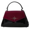 New In Banned Dance The Night Away Handbag Burgundy