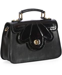 Banned Scalloped Handbag Black New In