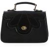 Banned Scalloped Handbag Black New In