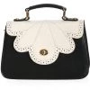 Banned Scalloped Handbag White New In