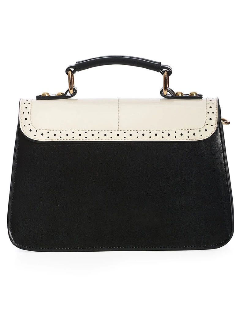 Banned Scalloped Handbag White New In