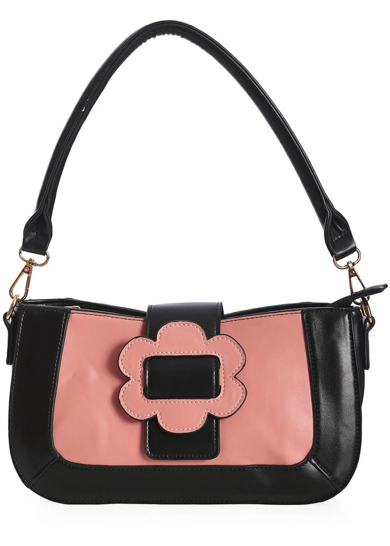 New In Banned Evening Primrose 60's Baguette Bag Pink
