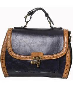 Banned Stevie Bag Dark Blue New In