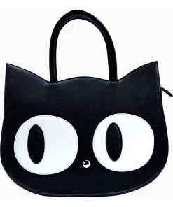 Banned Cat In The Bag Shoulder Bag Black