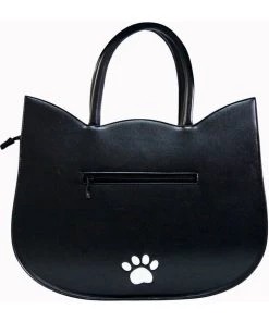 Banned Cat In The Bag Shoulder Bag Black