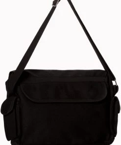 Banned Rockabilly Icons Shoulder Bag Black