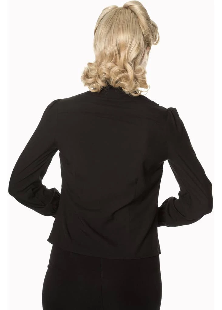 Banned Sent With Love 40's Blouse Black New In