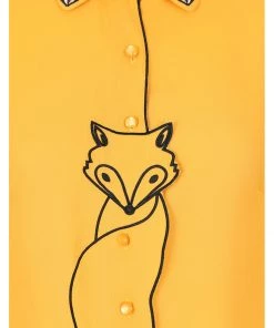 Banned Foxy 50's Blouse Mustard