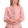 Banned Bunny Hop 40's Blouse Blush