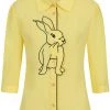 New In Banned Bunny Hop 40's Blouse Yellow