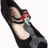 Banned Stella Starlight Mermaid Pumps Zwart