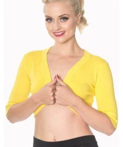New In Banned Hudson Bolero Yellow