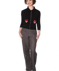 Banned Foxy 40's Cardigan Black New In