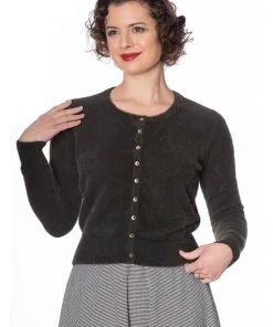 Banned Cosy Knit 50's Top Green New In