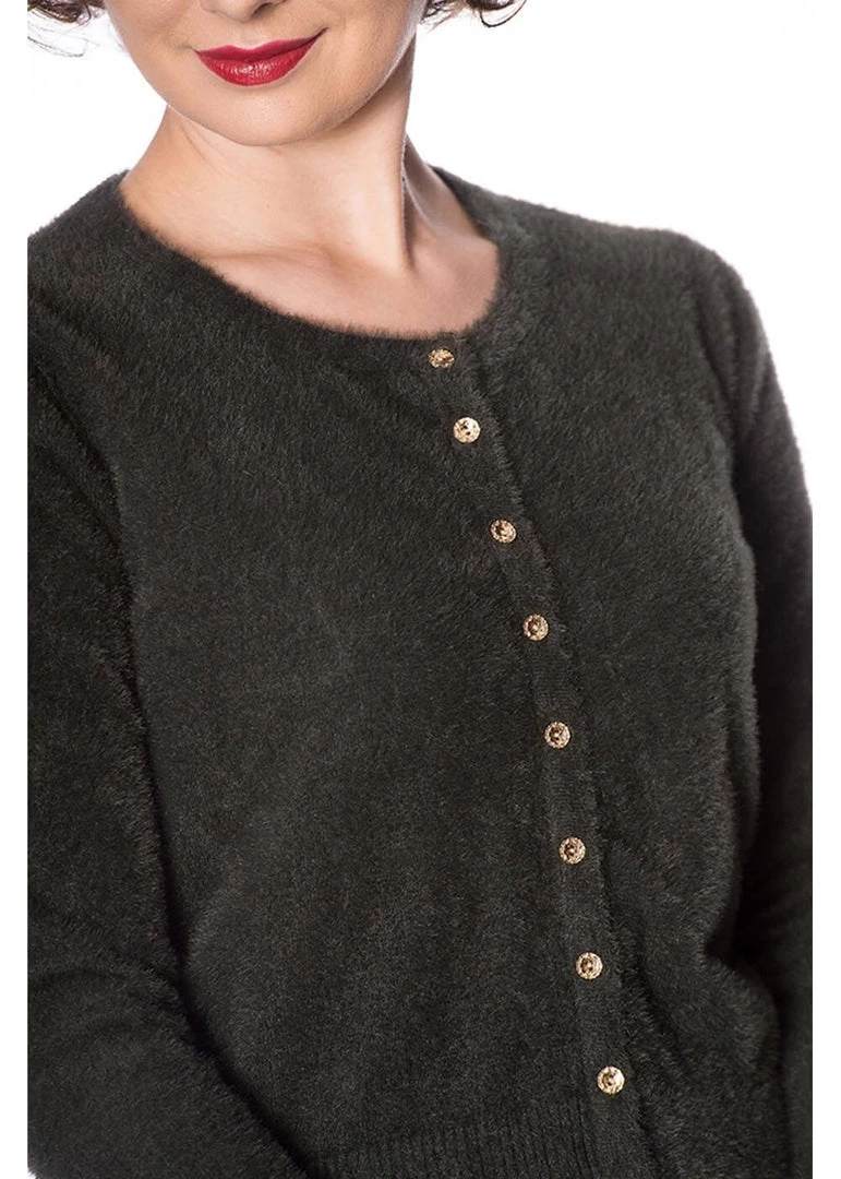 Banned Cosy Knit 50's Top Green New In