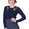 New In Banned Christmas Town 40's Cardigan Blue