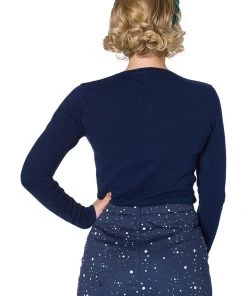 New In Banned Christmas Town 40's Cardigan Blue