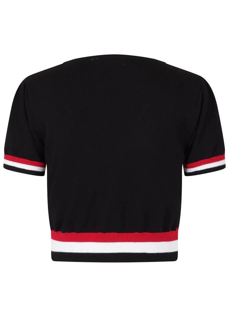 New In Banned Collar Sailor 60's Top Black