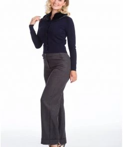 New In Banned Bow Dreaming 40's Cardigan Blue