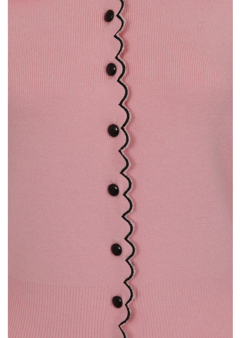 Banned Bunny Hop 40's Cardigan Blush