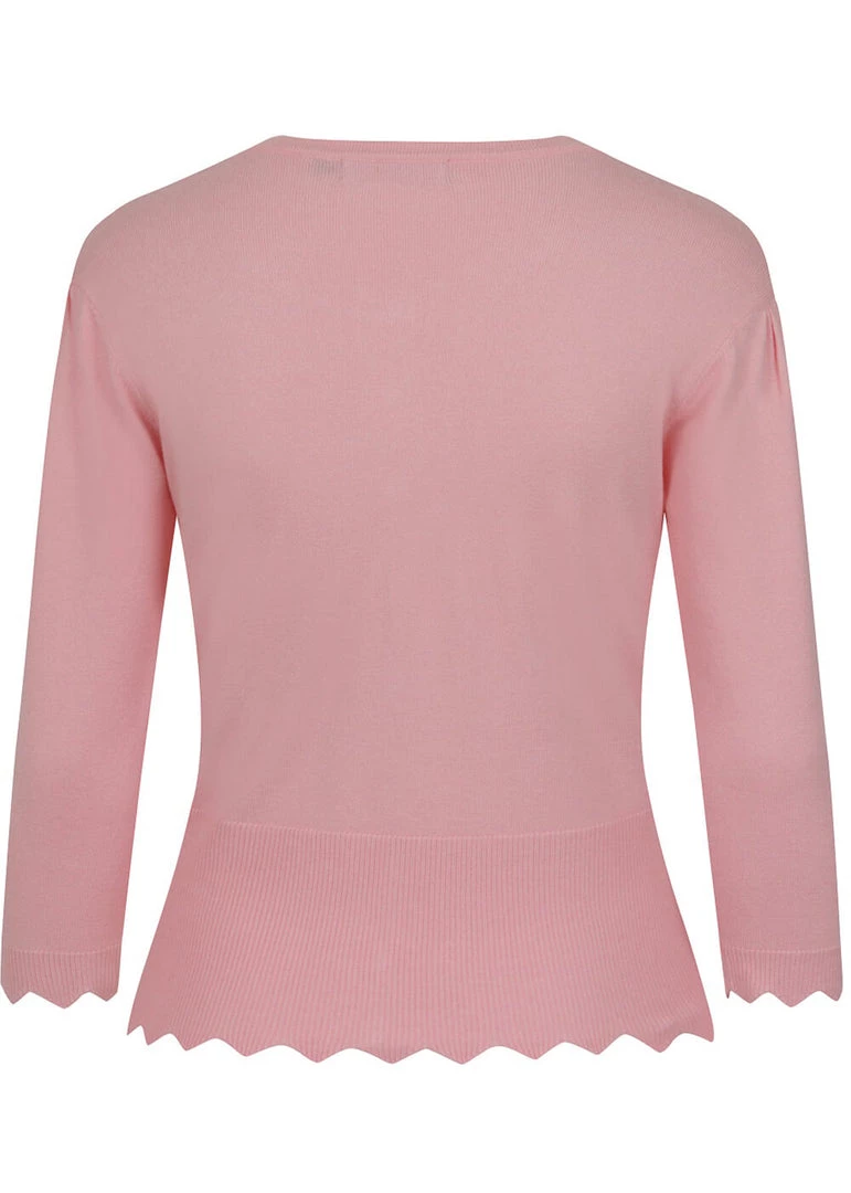 Banned Bunny Hop 40's Cardigan Blush